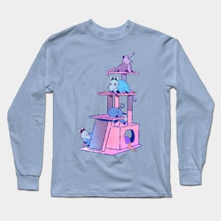 Cat Tower Opossum Long Sleeve T-Shirt